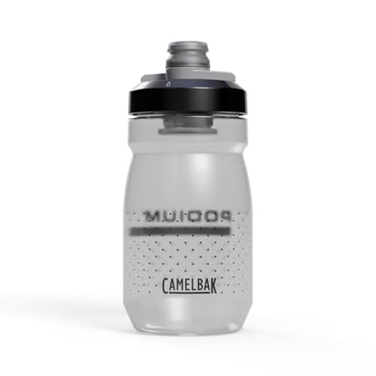 CamelBak Podium Water Bottle 15oz, Carbon | Compact 15oz Size, Lightweight Design, Secure Cage Fit, High Flow Cap, Easy Squeeze Feel - color: Carbon