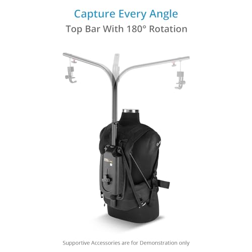 FLYCAM Flowline Starter for Camera & Gimbals. Support Bar with 180° Rotation. Payload up to 3–7.5 kg / 6–16 lb. Minimum Weight Required- 3kg/6lb