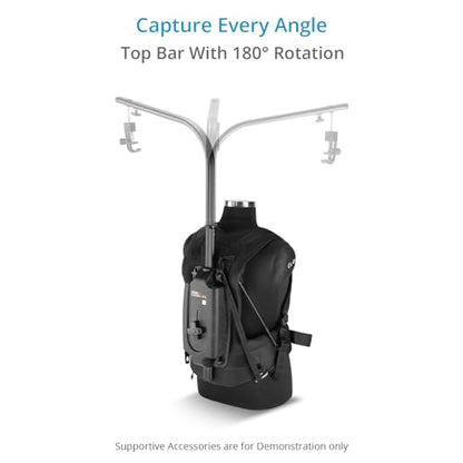 FLYCAM Flowline Starter for Camera & Gimbals. Support Bar with 180° Rotation. Payload up to 3–7.5 kg / 6–16 lb. Minimum Weight Required- 3kg/6lb