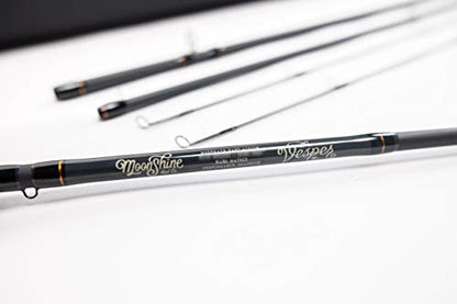 Moonshine Rod Company Fly Fishing Rod with Carrying Case and Extra Rod Tip - size: 5WT- 9', style: Freshwater Fishing