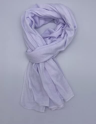 Jersey Hijab Scarfs for Women Head Scarf Muslim Head Wraps - color: White
