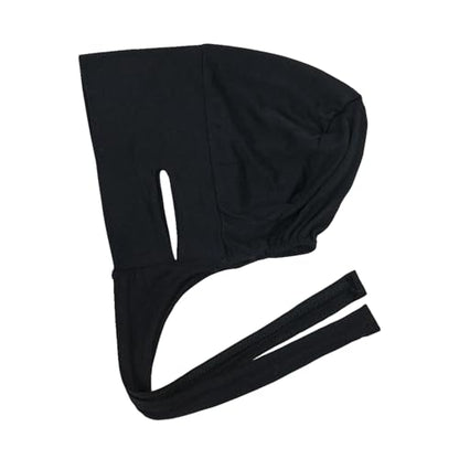 IPENNY 3팩 여성용 히잡 언더캡 - 조절 가능한 타이 백 내부 라이너 헤드 커버, 매일 착용할 수 있는 부드러운 스트레치 히잡 라이너 - color: 3팩(블랙 + 라이트 그레이 + 다크 그레이)