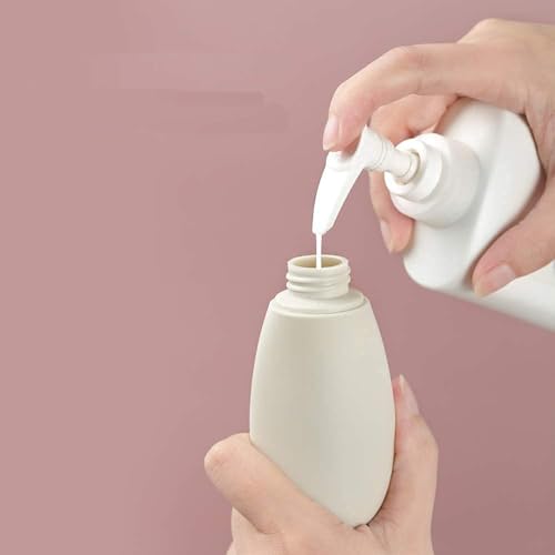 ZALUJMUS Travel Bottle, 3 Pcs Leak Proof Refillable Squeezable Containers Set(60 ml) with Label and Transparent Carry Bag for Liquid Shampoos, Soap and Toiletries. (Multicolor) | Leak Proof, Refillable Squeezable Containers, Includes Label and Transparent