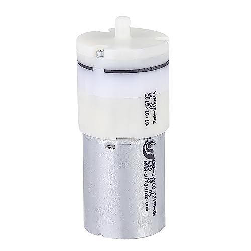 DC6V Aquarium Aeration Pump 400mmHg Pressure 60dB Noise for Power Failure Backup Fishing Spare Pump, Compact Motor 57mm for Live Bait Fish Tank