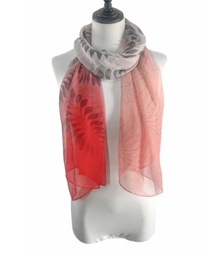 Acotavie Scarfs for Women Lightweight Fashion Scarves Print Floral Pattern Scarf Shawl Wraps - color: B06