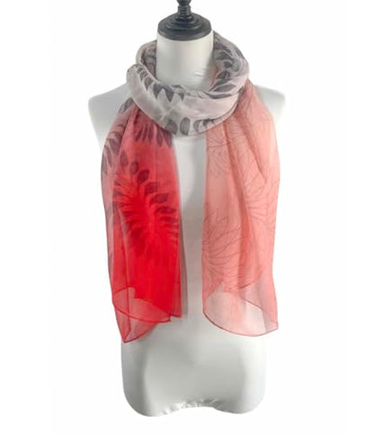 Acotavie Scarfs for Women Lightweight Fashion Scarves Print Floral Pattern Scarf Shawl Wraps - color: B06