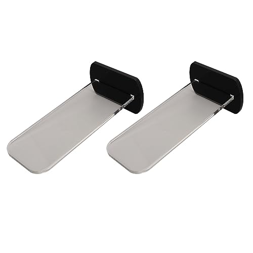 Naroote Boxing Glove Display Case, Boxing Glove Holder 2Pcs Acrylic Glove Display Holder Rack Glove Station for Home (Acrylic)