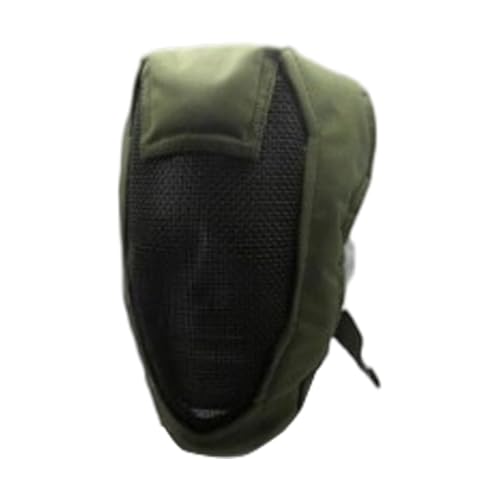Breathable Total Faces Cover with Reinforced Steel Net Fencing Guard for Improved During Athletic Competition Strong Strength Fencing Guard - color: A