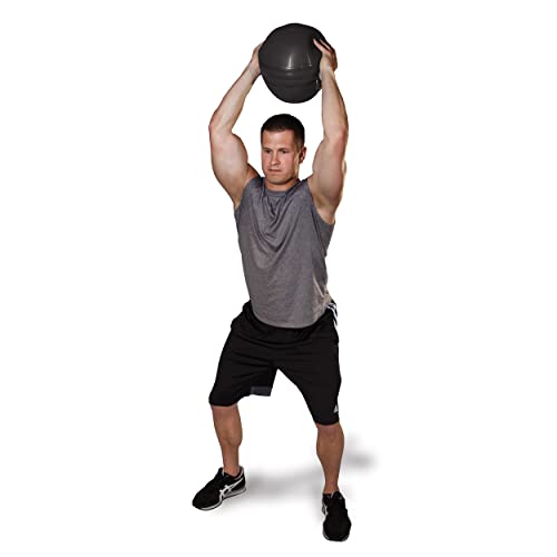 Body-Solid (BSTHB30 Dead Weight Slam Balls, Sand Fill Weighted Ball for Strength & Conditioning Training, Weights Loss, Fitness Exercise Equipment Workouts, Midnight Black, 30lb