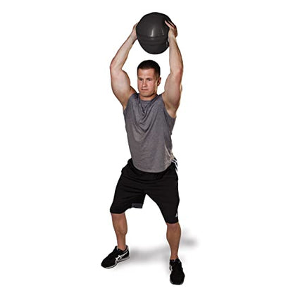 Body-Solid (BSTHB30 Dead Weight Slam Balls, Sand Fill Weighted Ball for Strength & Conditioning Training, Weights Loss, Fitness Exercise Equipment Workouts, Midnight Black, 30lb