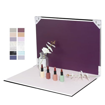 Yoocheese Photo Backdrop for Product Photography: 16.5X11.7 Double-Sided Paper with Shadow Board Props for Food,Small Item Photos - Content Creator,E-Commerce Seller Background Kit.(7pcs/14pattern) - color: Plain