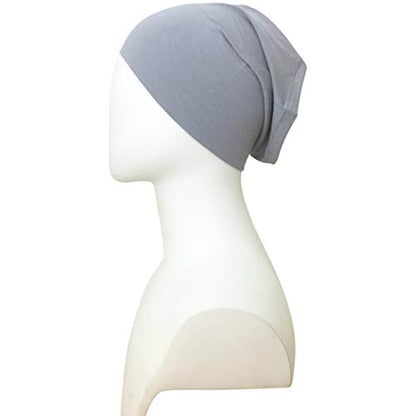 Hijab Tube Cap - Underscarf 94% Viscose, 6% Lycra Made in Turkey - color: Grey