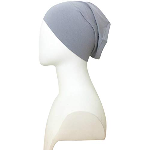 Hijab Tube Cap - Underscarf 94% Viscose, 6% Lycra Made in Turkey - color: Grey