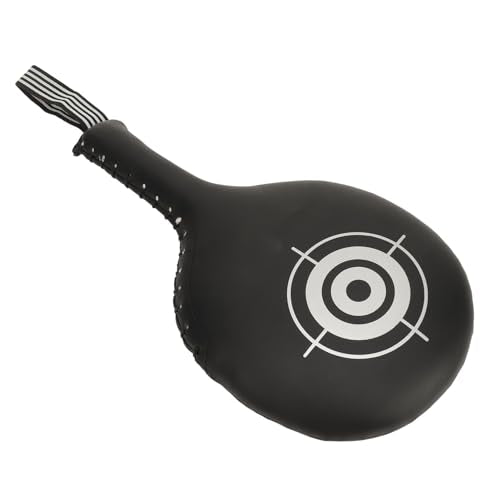 Boxing Target Paddle, Kickboxing Striking Target Pad, Martial Arts Training Equipment for Tae Kwon Do Karate Kickboxing Martial Arts Training - size: Black