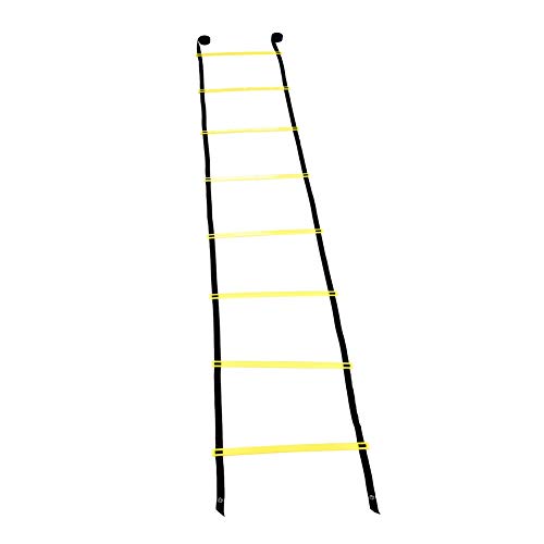 Agility Ladder, Adjustable 8 Rung Heavy Duty Football Training Ladder with Durable Nylon Straps, for Speed Agility Coordination Balance Football Rugby Tennis Baseball