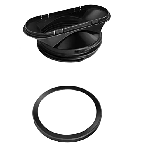 Zerone 15CM Exhaust Hose Connector Air Conditioner Exhaust Hose Coupler Round Tube Conditioner Adapterin for Portable Air Conditioner Horse (ONLY HOSE RING)