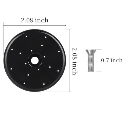 Commercial Spray Valve Repair Kit, 3 Pack Pre-Rinse Sprayer Spray Face Bumper and Screw Repair Part for All Commercial Faucet Sink Dish Sprayer Valve, Black