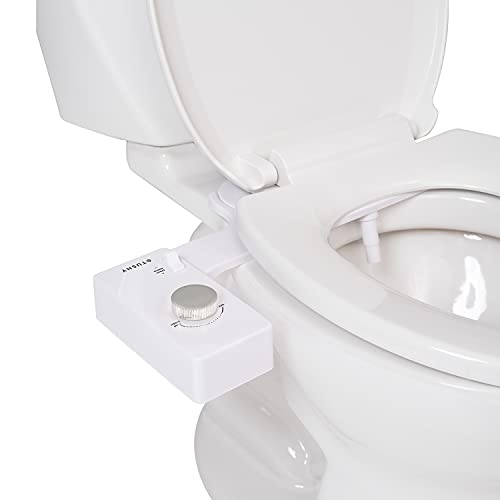 TUSHY Classic Bidet Combo Pack | 3.0 Brushed Nickel Toilet Seat Attachment & Jet Black Travel Bidet