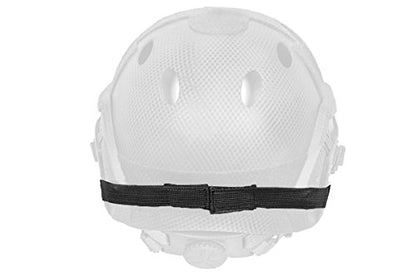 DLP Tactical Quick Release Mesh Steel Face Mask for ARC Rail Equipped Fast/ACH/MICH Combat Helmet - color: Black Skull