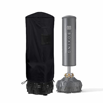 Falezern Freestanding Punching Bag Protective Cover, Adjustable Thickened Heavy Duty, Waterproof for Outdoor Boxing