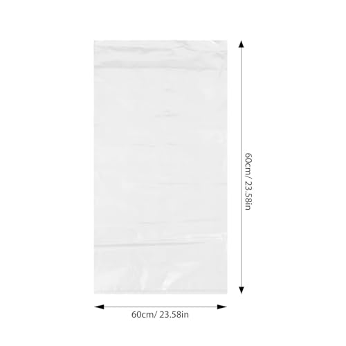 50pcs Small Fish Transport Bags 30x60cm Thick Plastic Live Aquarium Shipping Pouches with Oxygen for Tropical Fish and Aquatic Plant Root Storage