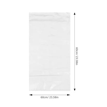 50pcs Small Fish Transport Bags 30x60cm Thick Plastic Live Aquarium Shipping Pouches with Oxygen for Tropical Fish and Aquatic Plant Root Storage