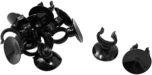 XYWHPGV 10 x Black Silicone 38mm Dia Aquarium Suction Cup Airline Tube Holder(481ce db550 efe07 94335 ecb81 d5d96
