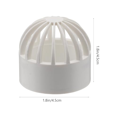 balacoo 2Pcs Fish Tank Permeable Net Covers | 1.77In Overflow Filter Screens Aquarium Intake Strainers for Seafood Pond Protection Pvc Material, 2 Covers, Fish Tank Use