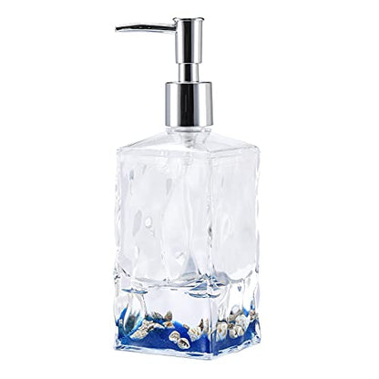 5 Piece Acrylic Liquid 3D Floating Motion Bathroom Vanity Accessory Set Shell - size: 5-piece, style: Shell