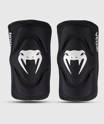 Venum Gel Kontact Knee Pads - Black/Silver - X-Large