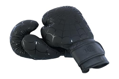 Boxing Gloves 6oz | Boxing Gloves for Kickboxing Muay Thai MMA | Bag Gloves for Punching Bag - color: Black-MATT