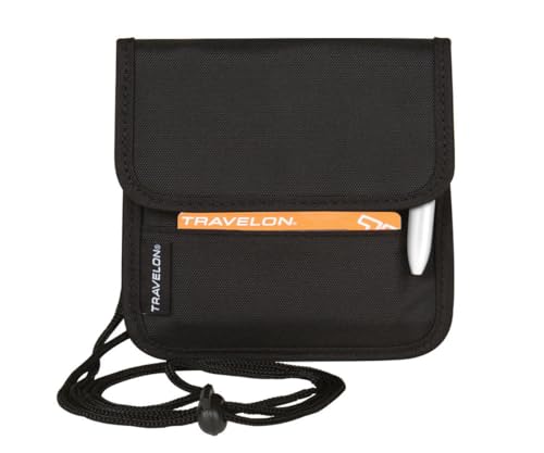 Travelon Folding ID and Boarding Pass Holder, Black, One Size