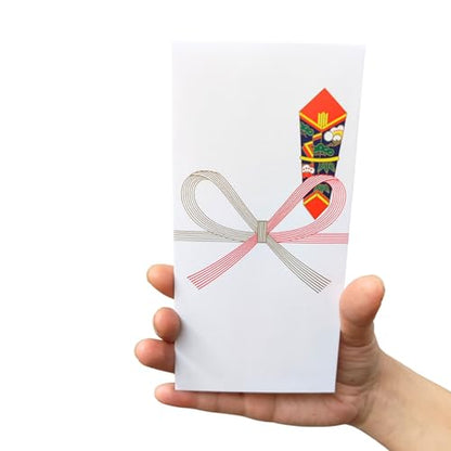 Japanese Traditional Paper Cash Gift Envelopes, 15 Pack - size: 7.07 x 3.50 in (15 Pack)