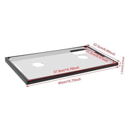 Aquarium Tank Lid Cover with Frame Clear Anti Jump for 43cm Tank (17 inch), 43cmx25.5cmx1.2cm- for 40 40cmx22.5cmx1.2cm - color: For 40 40cmx22.5cmx1.