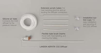 Acrylic CO2 Diffuser for Aquarium Over 50 Gallon Ceramic Disc | Acrylic diffuser, ceramic disc; fine mist - size: L-23mm