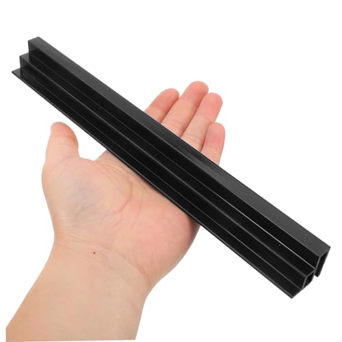 COLLBATH 1set Edge Protector Guard for Fish Tank Glass Aquarium Edge Strip Easy to Install Aesthetics Convenient Design for Clean and Tidy Aquariums
