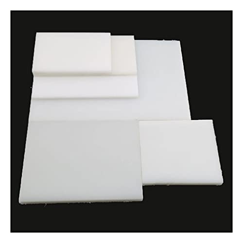 1pcs White Cutting Board Rubber Mallet Mat, Leather Craft Tools for Cutting Punching Stamp Pad Plastic Pad(140x120x15) - size: 140x120x15