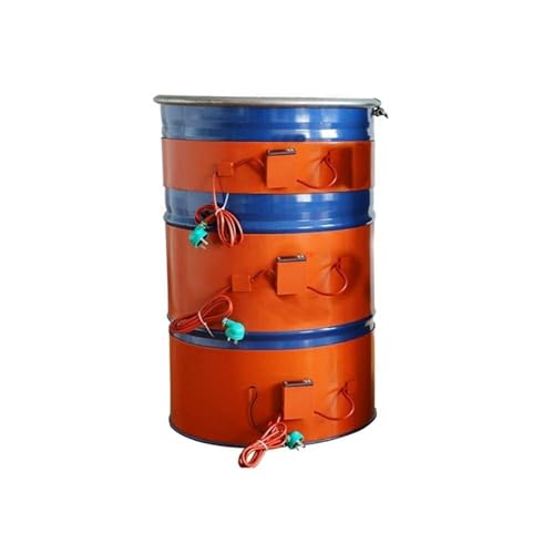 Drum Heater Belt, 55 Gallon Silicone Rubber Pad with Digital Display, Adjustable Gas Tank Warming Wrap for Viscosity Control & Freeze Protection(Digital,D) - color: Digital, size: D