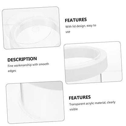 Floating Fish Breeding Box Aquarium Separator with Acrylic Design for Fish Nursery and Hatchery Lightweight Isolation Tank for Guppy Betta Shrimp Fry Adaptation