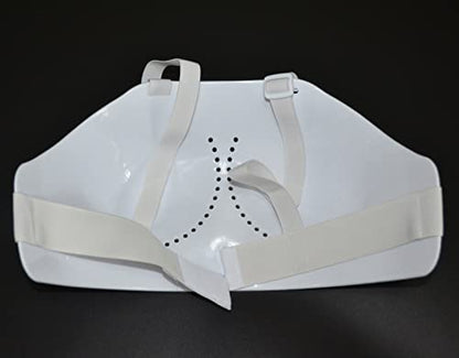 LEONARK Fencing Sport Hema 가슴 보호대 플라스트론 가슴 보호대 포일 에뻬 세이버 펜서 축구 럭비 배구 등 - size: Large