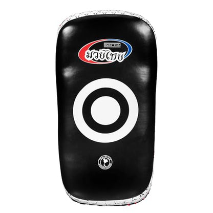 Title Muay Thai Leather Contoured Thai Pads (Pair): Muay Thai Pad, Thai Pad, MMA Pad, Punch Mitts, Kick Pad, Kick Boxing