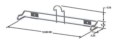 Wall Mount Plastic Grocery Bag Holder/Dispenser - T-Shirt Bag Rack - Includes Screws, 1 Unit - size: 1 Unit