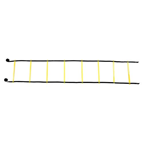 Agility Ladder, Adjustable 8 Rung Heavy Duty Football Training Ladder with Durable Nylon Straps, for Speed Agility Coordination Balance Football Rugby Tennis Baseball