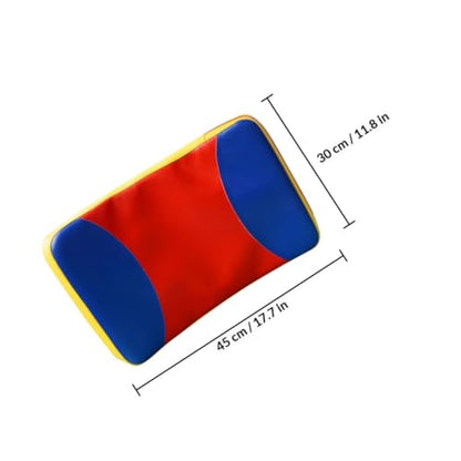Ciieeo Taekwondo Kickboxing Training Pad Curved Hand Paddle Large Three-Color Sturdy Kick Target for Martial Arts Practice