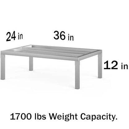 24 in X 36 in. Aquarium Stand | Industrial Style Aluminum Fish Tank Base with Open Frame Design - size: 24 W x 36 L x 12 H