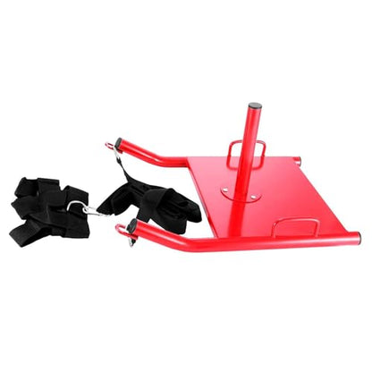 Saini_MEDICOS Fitness Training Sledge Trading Power Sledge Weighted Drag Sport Weighted Sledge, Resistance Strength Drag Agility Training Fitness Speed Sledge with Harness"