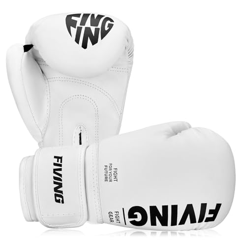 Kids Boxing Gloves, Youth Boxing Training Gloves for Kids Boys and Girls, 4oz & 6oz Fighting Gloves, Punching Bag Kickboxing Thai Mitts MMA Training Sparring Gloves - color: White, size: 4oz