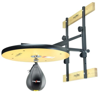 MaxxMMA Speed Bag Platform Kit - Heavy Duty Boxing Training Equipment with Punching Ball, Adjustable Height for Home Fitness, Suitable for Boxing and Fitness Enthusiasts