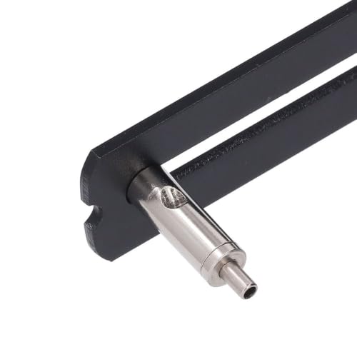 Adjustable Aluminum Aquarium Light Bracket - Universal Hanging Mount Holder for Fish Tank LED Lamps (Black)