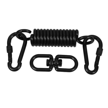 Toddmomy 1 Set Heavy Duty Hammock Chair Hanging Kit with Rotating Hook and Spring for Secure Suspension of Swing Chairs Tents and Punching Bags Effortless Installation and Use